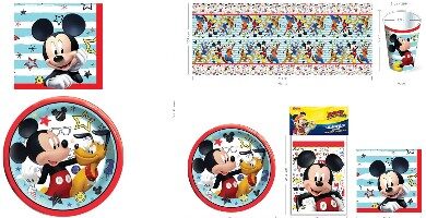 paquete de desechables de Mickey Mouse