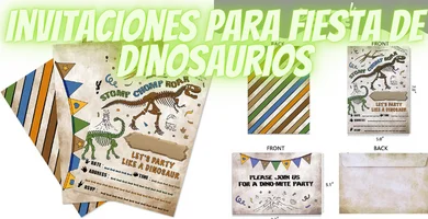 invitaciones para fiesta de Dinosaurios