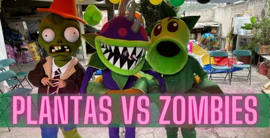 Show plantas vs zombies para fiestas